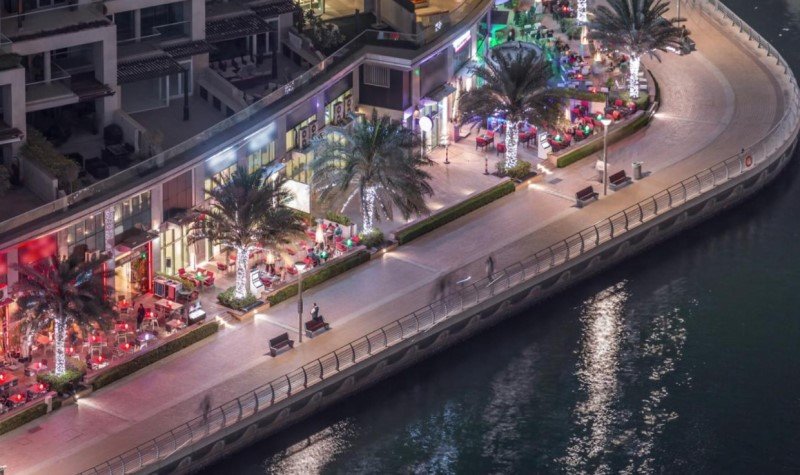 Waterfront Promenade to view Dubai Fountain Show