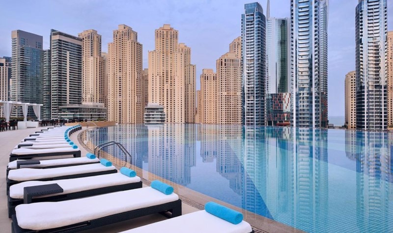 JW Marriott Hotel Marina - best infinity pools in Dubai JW Marriott Hotel Marina - best infinity pools in Dubai
