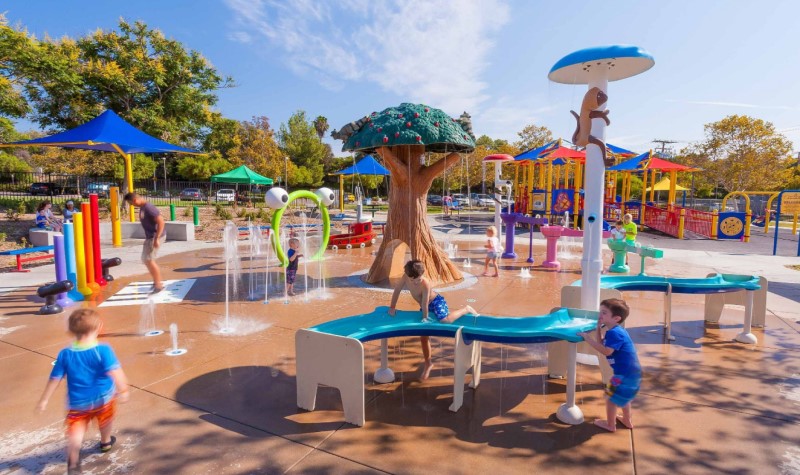 Splash Pad - water park in Dubai for kids Splash Pad - water park in Dubai for kids
